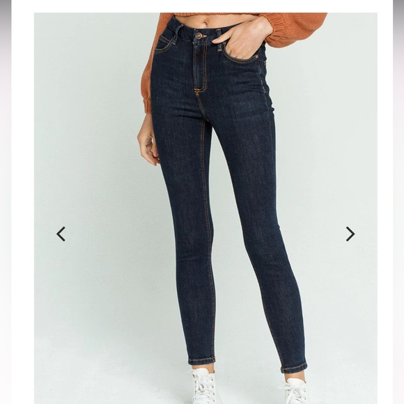 Free People Montana Dark Wash Skinny Jeans Size 24 NWOT. - Picture 2 of 10